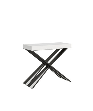 Mesa consola extensible 90x40/196 cm Diago Small Premium Estructura antracita