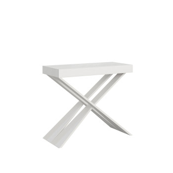 Mesa consola extensible 90x40/196 cm Diago Small marco blanco