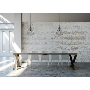 Mesa consola extensible 90x40/300 cm Diago Estructura antracita