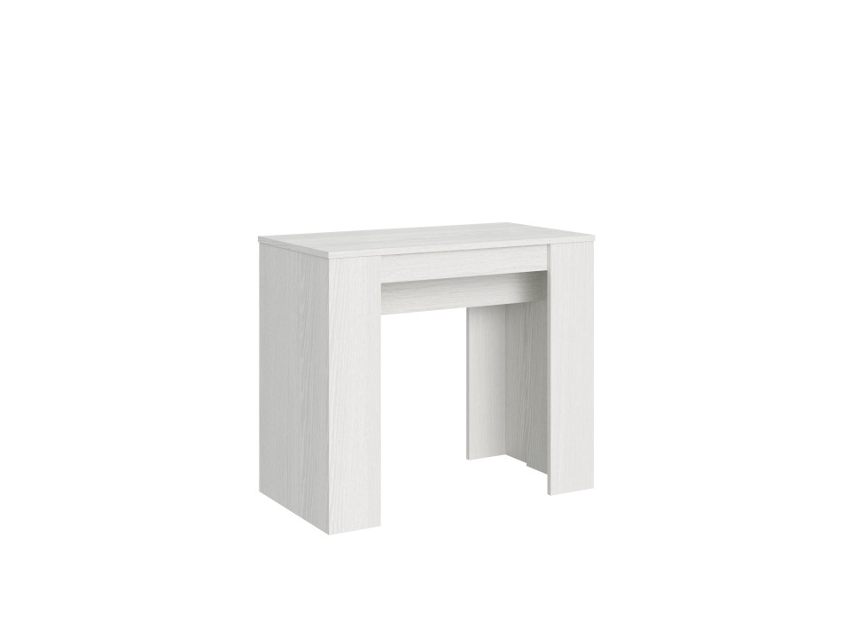 Consola Básica - Consola Extensible 90x48/308 cm Basic Blanco Fresno