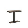 Mesa consola extensible Capital Small Evolution 90x40/196 cm, estructura antracita