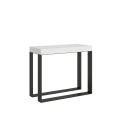 Mesa consola extensible 90x40/300 cm Elettra Estructura Antracita