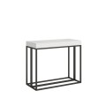 Mesa consola extensible 90x40/196 cm Epoca Estructura pequeña Antracita