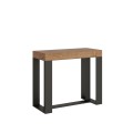 Mesa consola extensible 90x40/190 cm Futura Pequeña Estructura Antracita