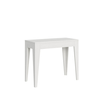 Consola Isotta - Consola extensible 90x42/302 cm Isotta Fresno Blanco