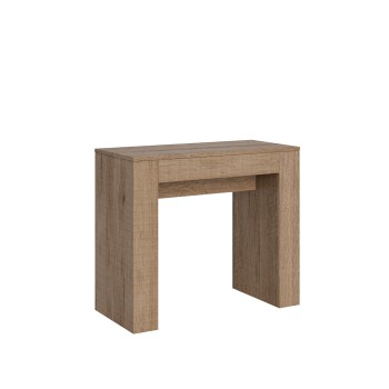 Consola Módem - Consola Extensible 90x42/302 cm Módem Blanco Fresno