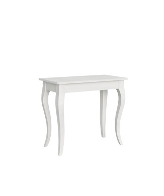 Consola Olanda - Consola extensible 90x48/204 cm Olanda Pequeña Fresno Blanco