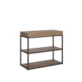 Mesa consola extensible 90x40/196 cm Plano Small Premium Estructura Antracita