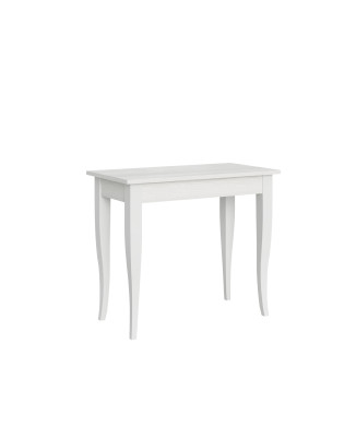 Consola Sciabola - Consola extensible 90x48/204 cm Sciabola Pequeña Fresno Blanco