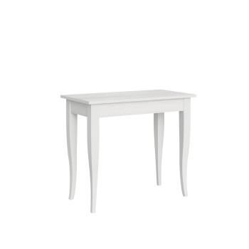 Consola Sciabola - Consola extensible 90x48/204 cm Sciabola Pequeña Fresno Blanco