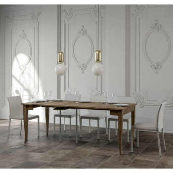 Consola Sciabola - Consola extensible 90x48/204 cm Sciabola Pequeña Nogal