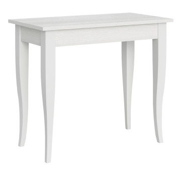 Consola Sciabola - Consola extensible 90x48/308 cm Sciabola Fresno Blanco
