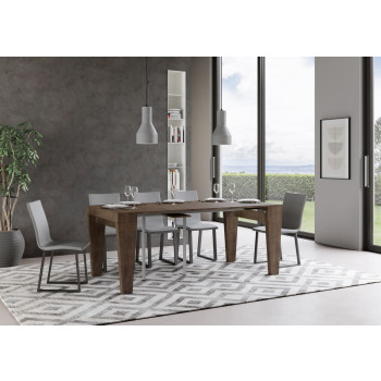 Consola Spimbo - Consola extensible 90x40/196 cm Spimbo Pequeña Fresno Blanco