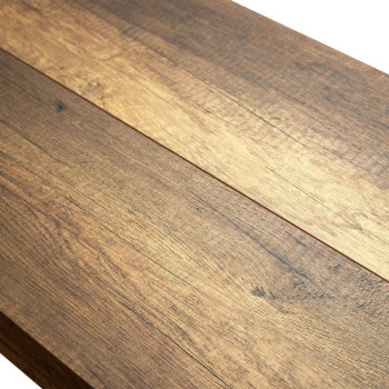 Consola Tecno con patas antracita - Consola extensible Tecno 90x40/300 cm fresno blanco con patas antracita