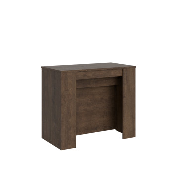 Consola Venus - Consola extensible 90x48/296 cm Venus fresno blanco con extensiones interiores