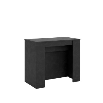 Consola Venus - Consola extensible 90x48/296 cm Venus fresno blanco con extensiones interiores