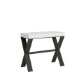 Mesa consola extensible 90x40/196 cm Xenia Pequeña Estructura Antracita