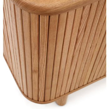 Aparador Mailen de 2 puertas en chapa de fresno con acabado