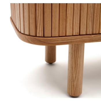 Aparador Mailen de 2 puertas en chapa de fresno con acabado