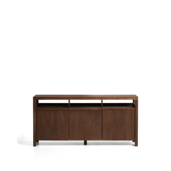 Aparador Norani de madera maciza y chapa de acacia, 180 x 85 cm.