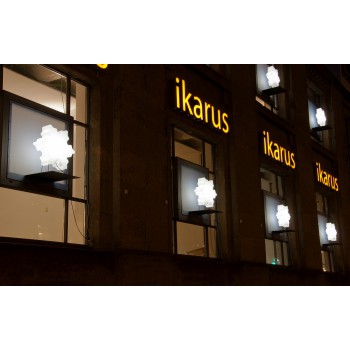 Cristal de Nieve Luminoso 60 cm 32436W Diseño 8 Estaciones