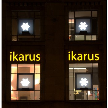 Cristal de Nieve Luminoso 60 cm 32436W Diseño 8 Estaciones