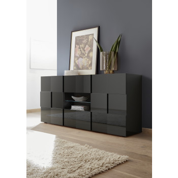 DAMA - Aparador de 2 puertas y 2 cajones