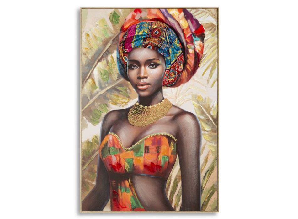 PINTURA SOBRE LIENZO CON CUADRO DEVA -B-