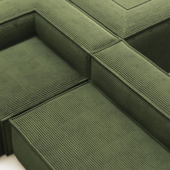 Sofá esquinero Blok de 6 plazas