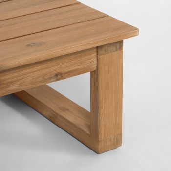 Sofá esquinero Flaviina de 5 plazas en madera de acacia 100% FSC