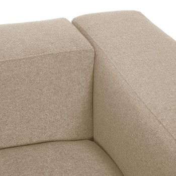 Sofá Blok 2 plazas beige 210 cm