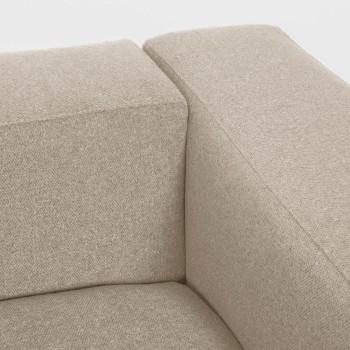 Sofá Blok 3 plazas beige 240 cm