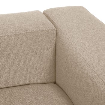 Sofá Blok 3 plazas beige 240 cm