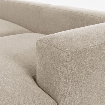 Sofá Blok 3 plazas chaise longue derecha beige 300 cm