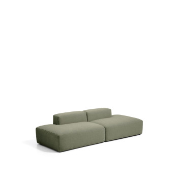 Sofá de chenilla de 3 plazas Blok