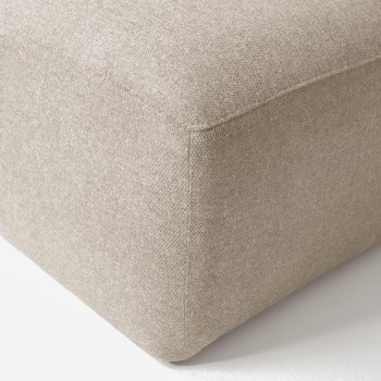 Sofá Blok 4 plazas chaise longue derecha beige 330 cm