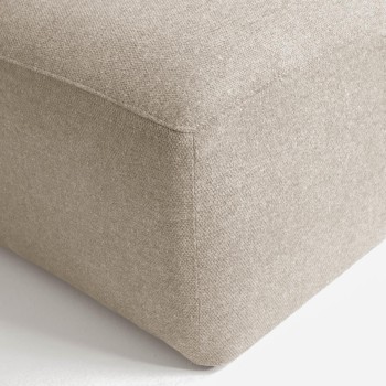 Sofá Blok 4 plazas chaise longue izquierda beige 330 cm