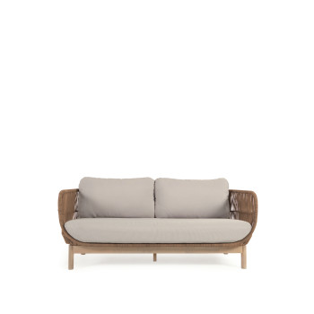 Sofá de cuerda de 3 plazas Catalina