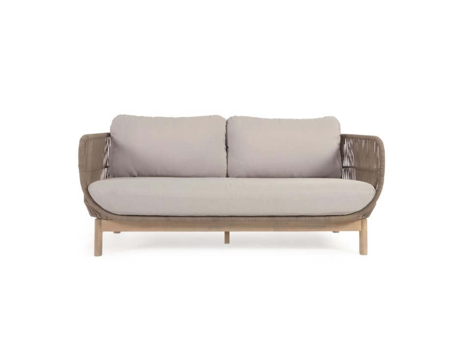 Sofá de cuerda de 3 plazas Catalina