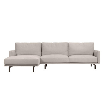 Sofá Galene de 4 plazas con chaise longue izquierda, beige, 314 cm FSC Mix Crédito