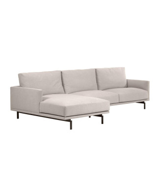 Sofá Galene de 4 plazas con chaise longue izquierda, beige, 314 cm FSC Mix Crédito