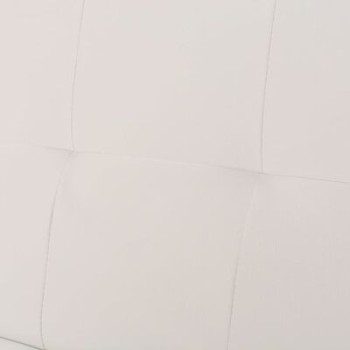 Sofá cama ajustable con 2 cojines de polipiel