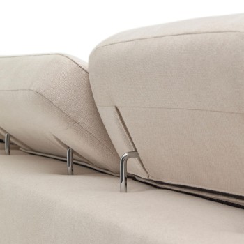 Sofá Singa de 3 plazas con chaise longue derecha