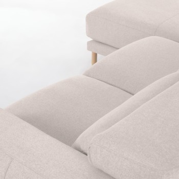 Sofá Singa de 3 plazas con chaise longue izquierda