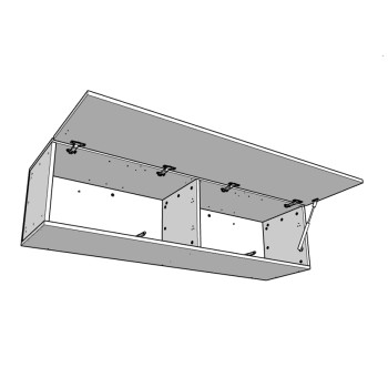 Isoka Elements - Isoka Vasistas Mueble de Pared L.173.6 H.40 P.39.2 Roble Natural