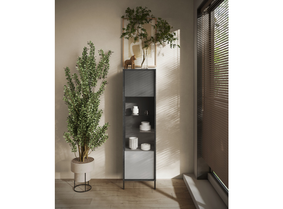 EVEREST - Vitrina de 1 puerta