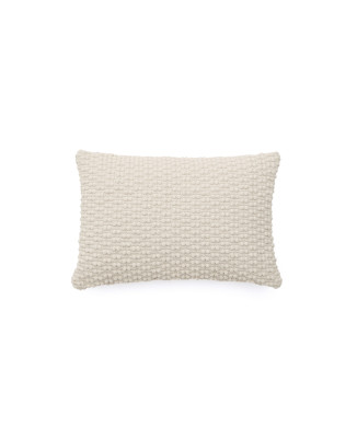 Funda de almohada Mascarell de algodón y poliéster blanco 40 x 60 cm