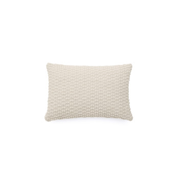 Funda de almohada Mascarell de algodón y poliéster blanco 40 x 60 cm