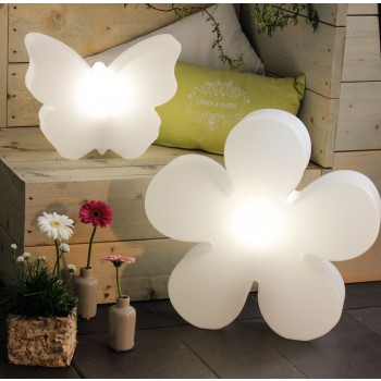 Flor Brillante 40cm 32404W Diseño 8 Estaciones