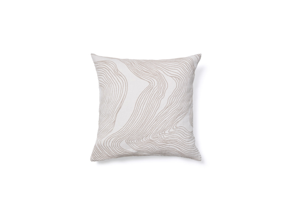 Funda de cojín Ondara con detalle gráfico